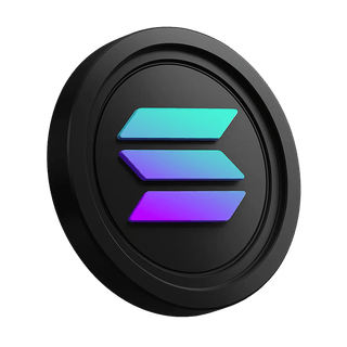 Icono de la criptomoneda Solana SOL mostrado en el área de historial de transacciones